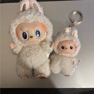 Adorable Cream Plush Pet Toy Set